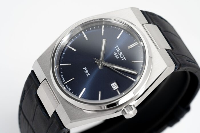 Tissot Men's Watch PRX Blue Leather - T137.410.16.041.00 - Image 3